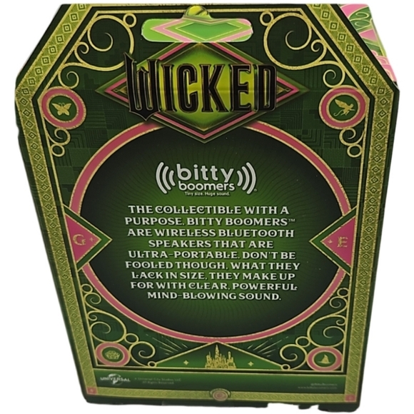Wicked Elphaba Bitty Boomer Bluetooth Speaker NWT - Picture 7 of 8